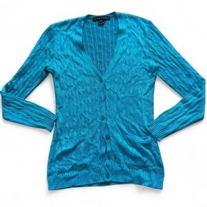 Ralph Lauren Women's Vibrant Blue Cardigan